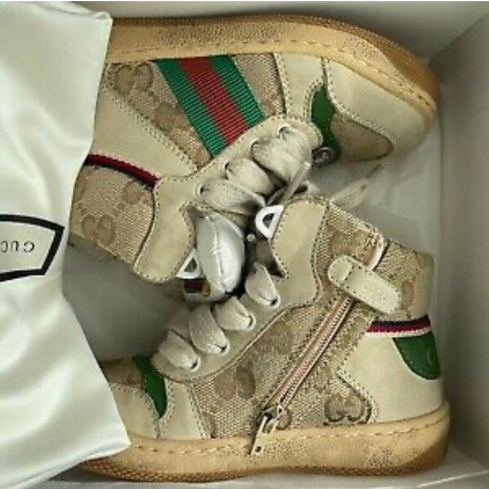 Gucci toddler sneakers size 24 / 8 US - New